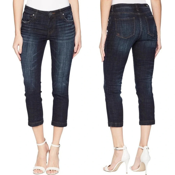 Kut from the Kloth Denim - Kut from the Kloth • Lauren Crop Straight Leg Jean-Cultivated Wash